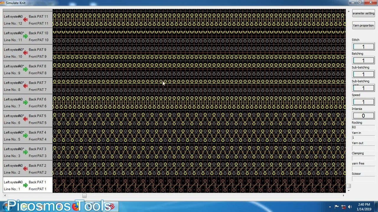 HQ PDS program for  New People Knitting system, See This Video