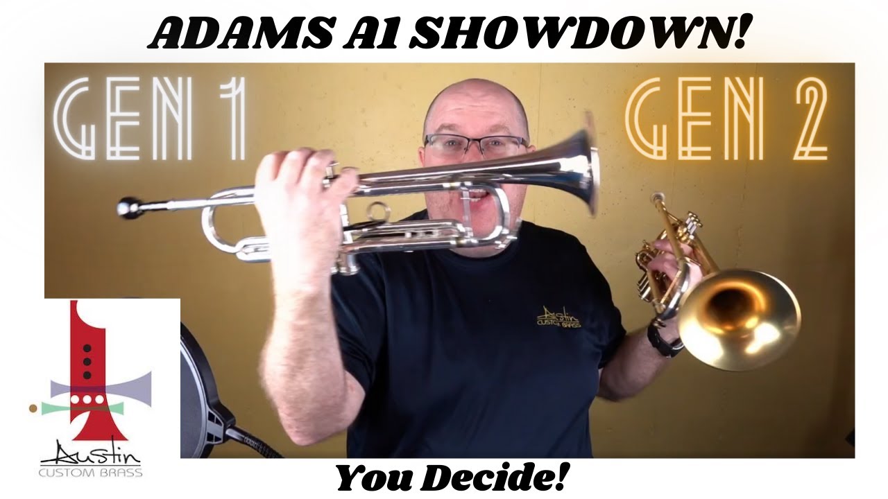 Adams A1 Gen I vs Gen II Trumpet Showdown with Trent Austin at Austin Custom Brass!