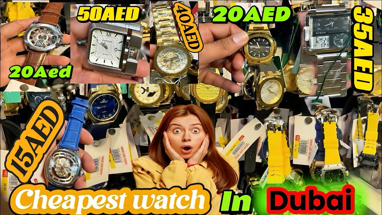 Cheapest Watch Market In Dubai | Sasti Watch | Dream Land Center | [4k] Dubai Video