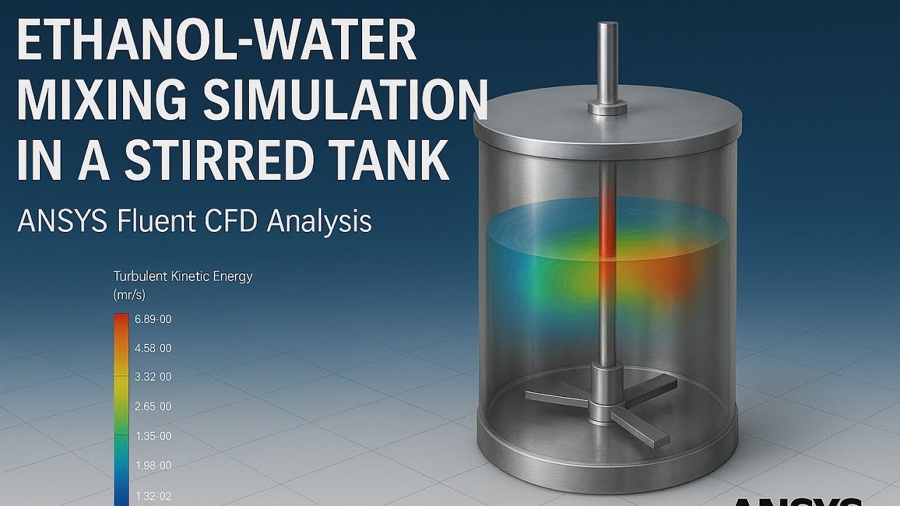 Explore Realistic Ethanol-Water Mixing in a Stirred Tank | ANSYS Fluent CFD Tutorial
