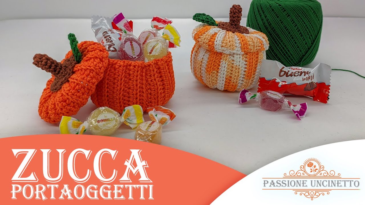 TUTORIAL: Zucca portaoggetti 🍬