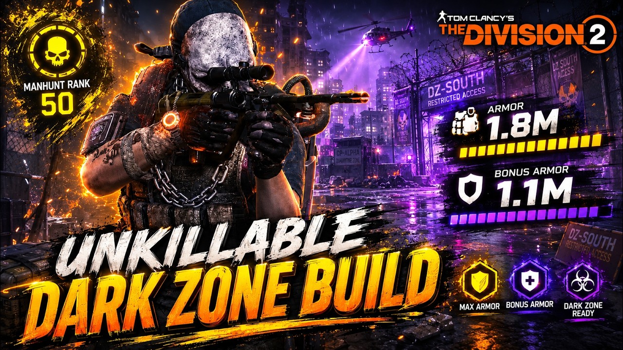 🛡️ BEST HIGH SURVIVABILITY BUILD in The Division 2! | Dark Zone, Conflict & PvE Tank Build Guide