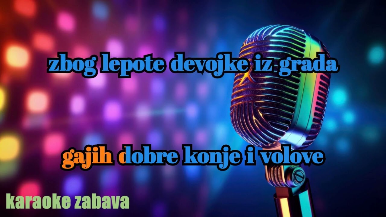 Devojka iz grada - Miroslav Ilić - uživo - 🌆 💚 *KARAOKE*