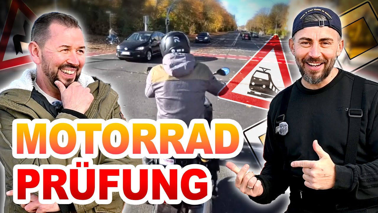 Prüfungsfahrt Motorrad 🏍️ l Enge Kurven l Darauf achtet der Prüfer! l Fahrprüfung Klasse A