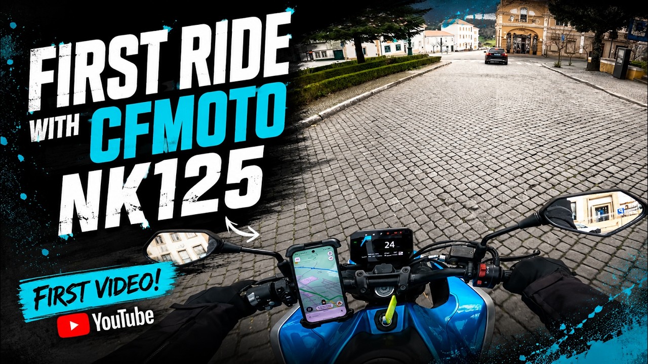 CF MOTO NK125 RIDE, CASTELO DE VIDE, PORTUGAL - PART 1