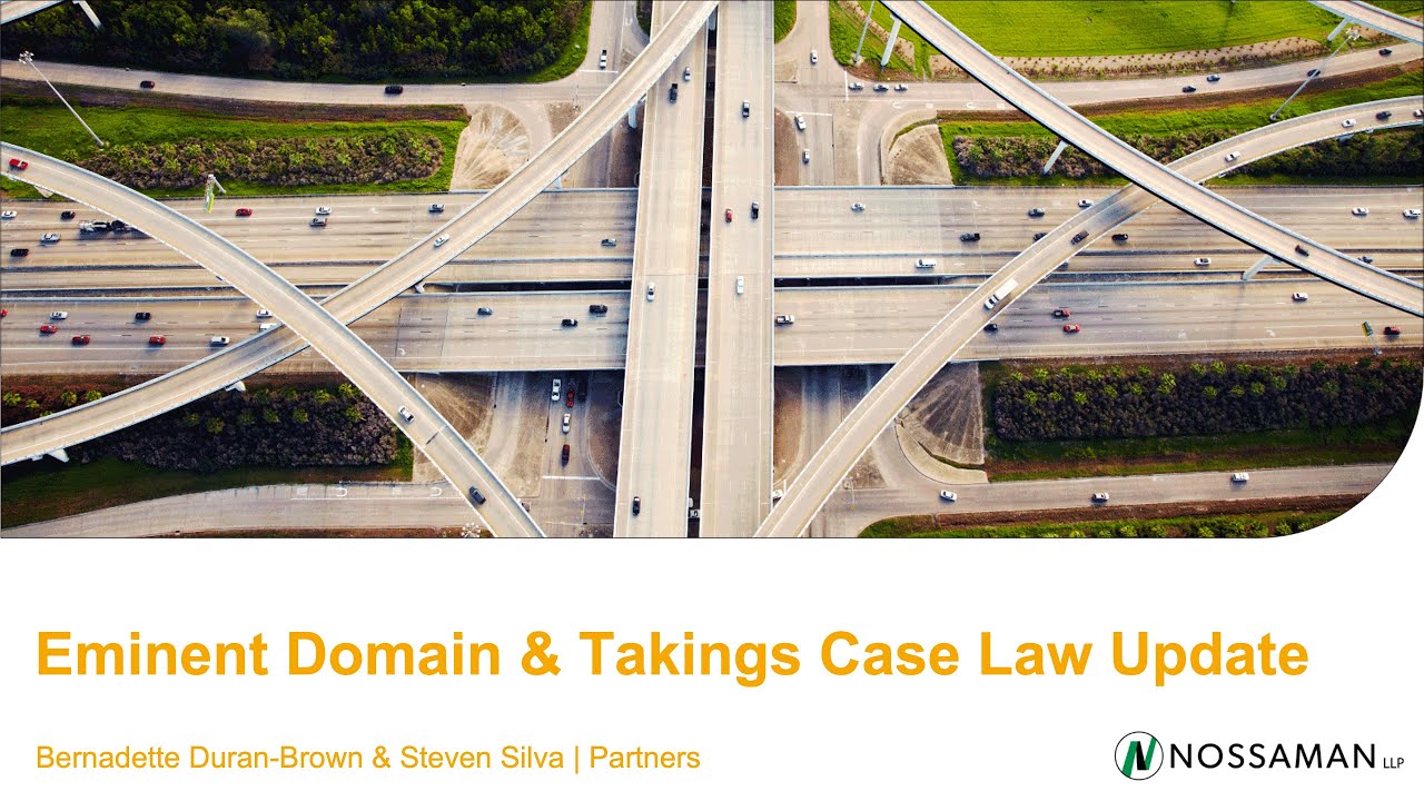 Eminent Domain Case Law Update | 2024 Update
