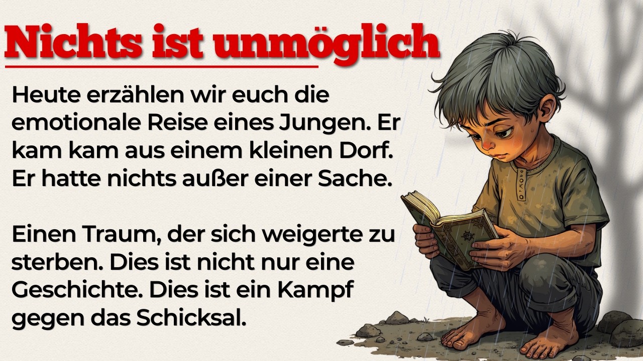 Nichts ist unm&ouml;glich | German Stories | Learn German with Stories