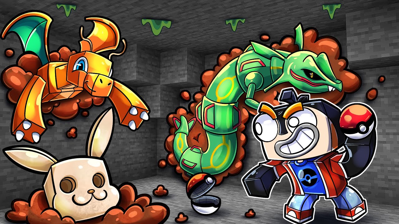 UNDERGROUND PIXELMON... Then We FIGHT!! (Dig to Find Pokemon)