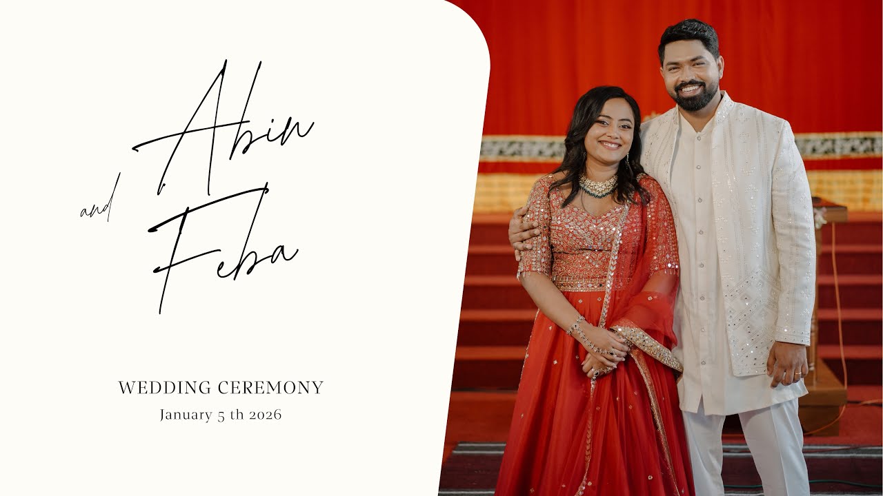 Wedding ceremony of Abin &  Feba