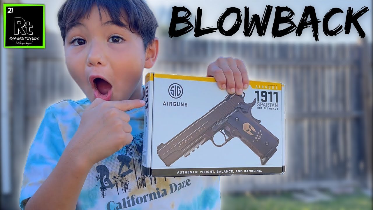 Sig Air 1911 Blowback BB Gun Unbox & Review