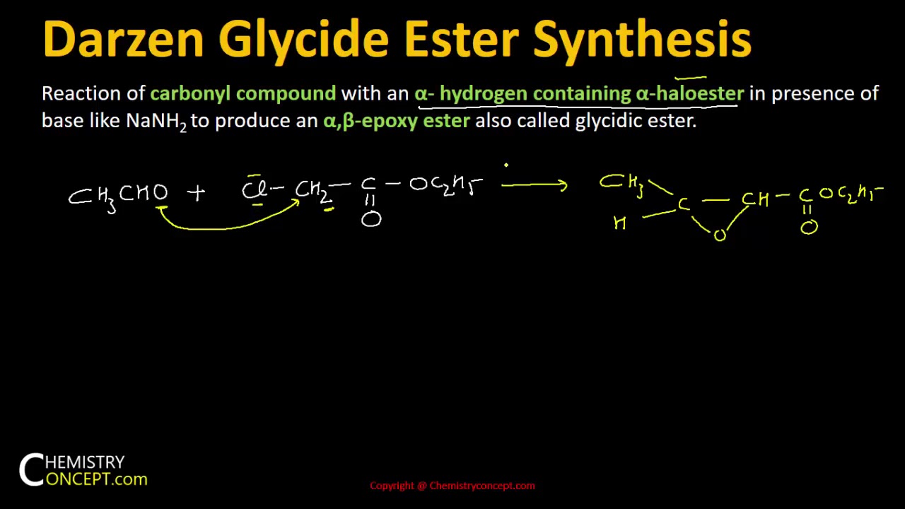 Darzen Glycidic Ester Synthesis