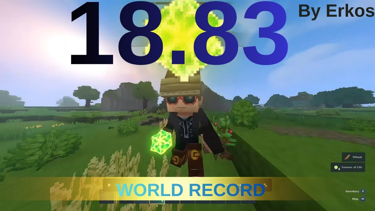 (World Record) [18.83] Getting Essence Of Life in Hytale
