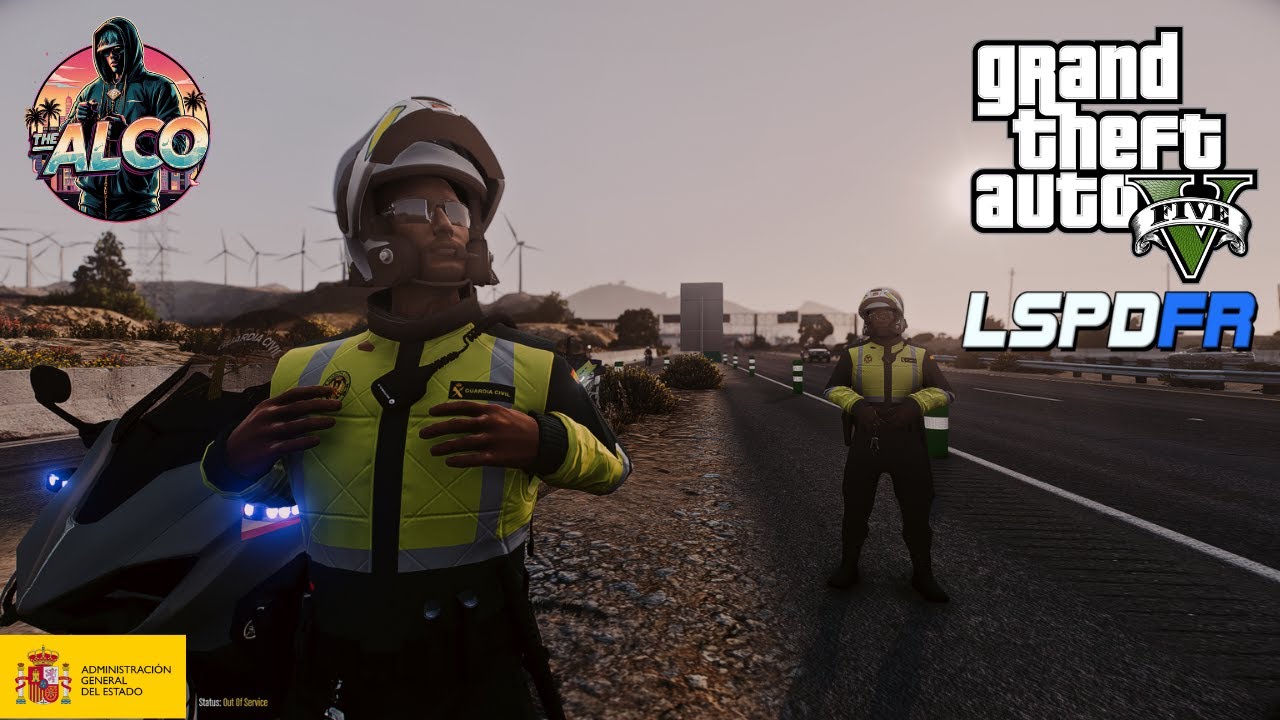 Realistic Police Simulation LSPDFR Guardia Civil Mod | 4K QuantV + ReShade | Roleplay 2025 Ep.145🚔🔥