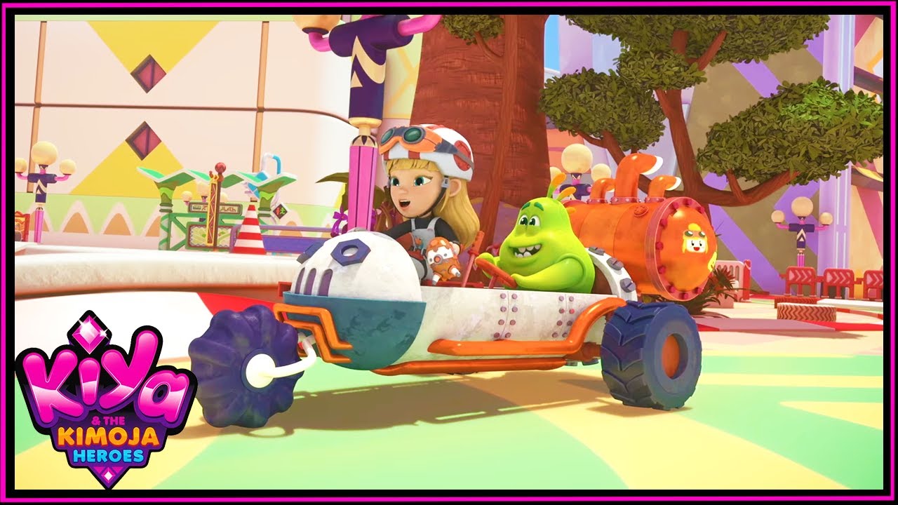 The Great Race! (Compilation) | Kiya & the Kimoja Heroes | Cartoons For Kids