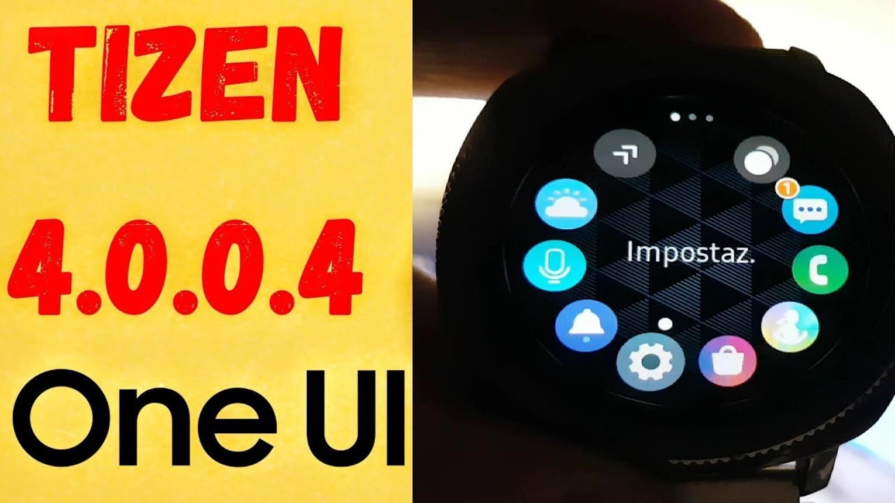 Aggiornamento Software Gear Sport One Ui 1.0  -  Tizen 4.0.0.4