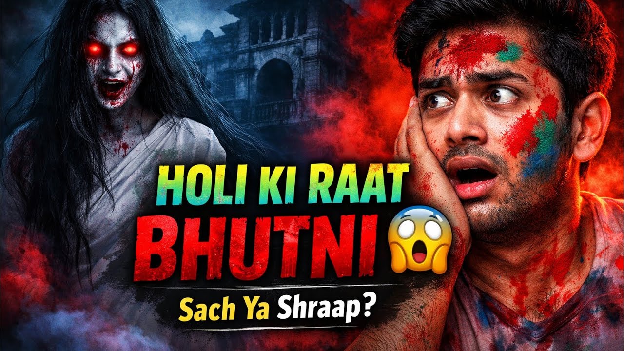 Holi Par Aayi Bhutni 👻| Gaon Ki Sachchi Darawni Kahani| Holi Special Horror Story#viral#horror#story