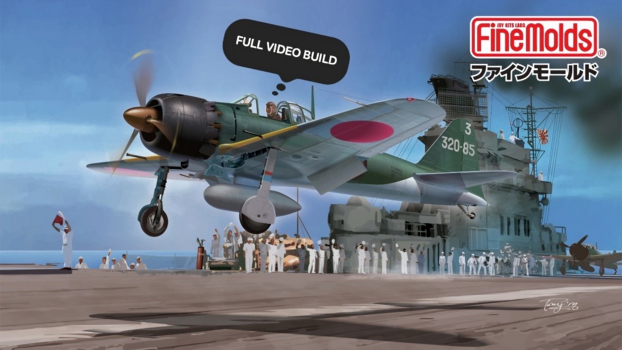 ZERO BUILD A6M5 1:48 FINE MOLDS - Kit of the Year! Yes! (零戦)