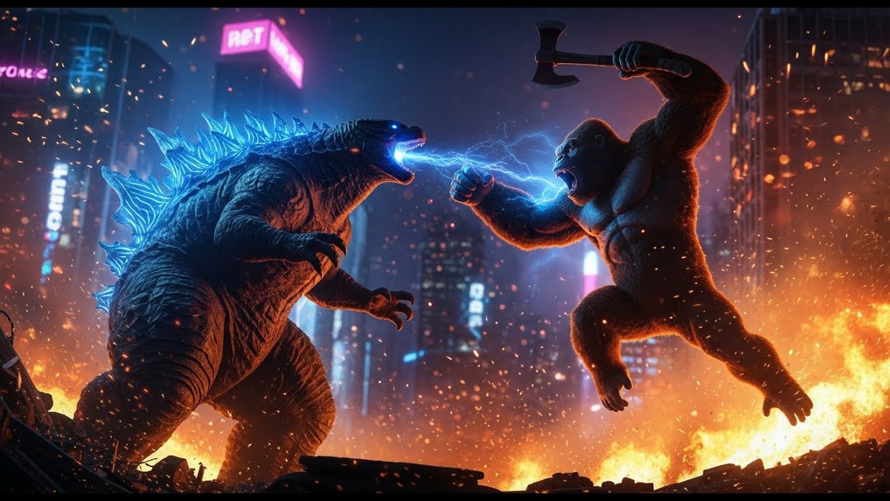 Godzilla vs King Kong | The Most Epic Monster Battle 4K