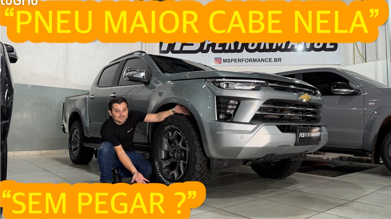 TESTADO AQUI: BF 275/65 R18 na S10 2026 PNEU MAIOR CABE SEM PEGAR? VEJA Como coloquei sem modificar 