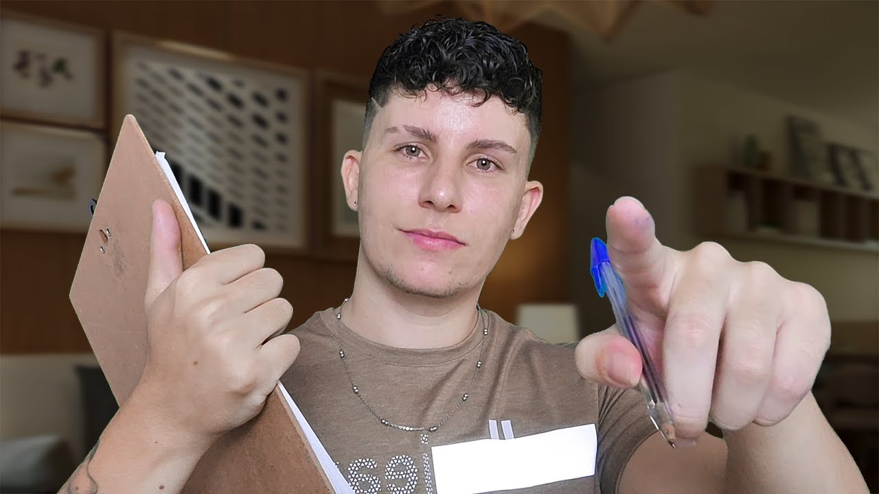 ASMR Te fazendo PERGUNTAS PESSOAIS e Estranhas! 👀😳