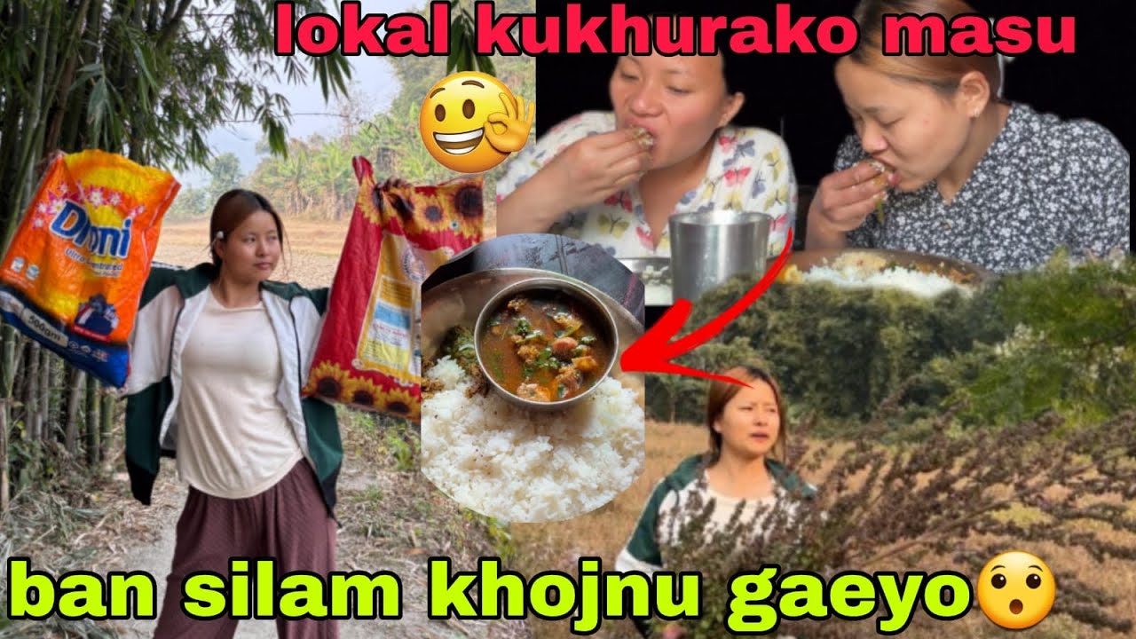Day-8 BAN SILAM KIN KHOJNU GAEM TA…? 🤔Kukhrako masu bath khaeyo daro 😋@samjhanamakhim 