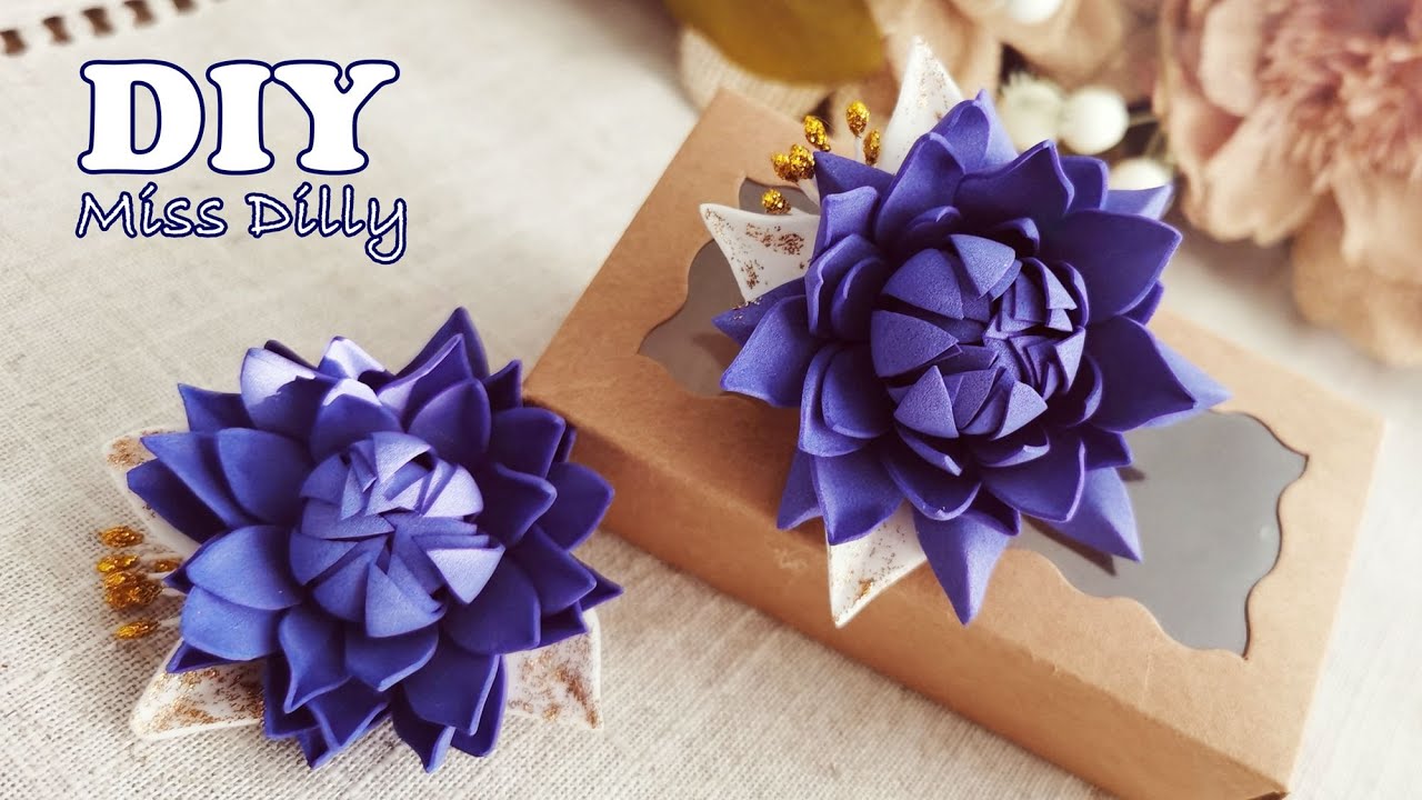 Flower Craft Ideas with Foam Sheet🌸Easy Flowers🌸Eva foam flowers ideas #122