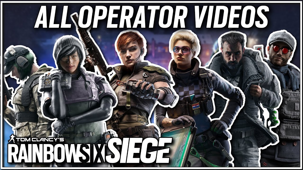 RAINBOW SIX SIEGE ALL OPERATORS VIDEO SO FAR - (YEAR 6, YEAR 5, YEAR 4, YEAR 3, YEAR 2, AND YEAR 1)