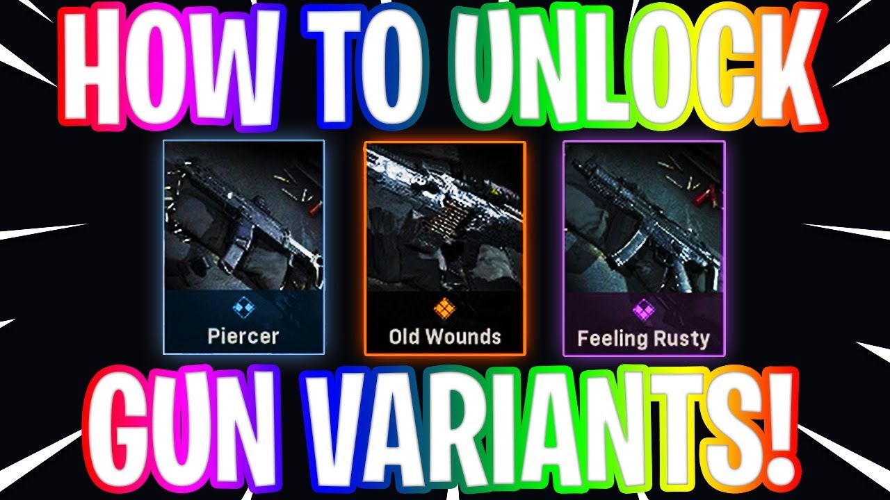 HOW TO UNLOCK WEAPON VARIANTS IN MODERN WARFARE! (HOW TO EARN GUN VARIANTS IN MODERN WARFARE!)