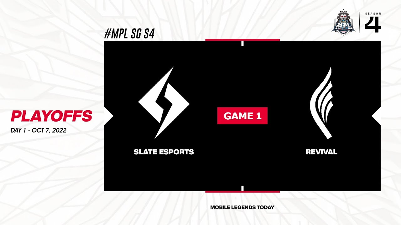 Slate Esports vs Revival Game 1 MPL SG S4 | SLT vs RVL #MPLSGS4