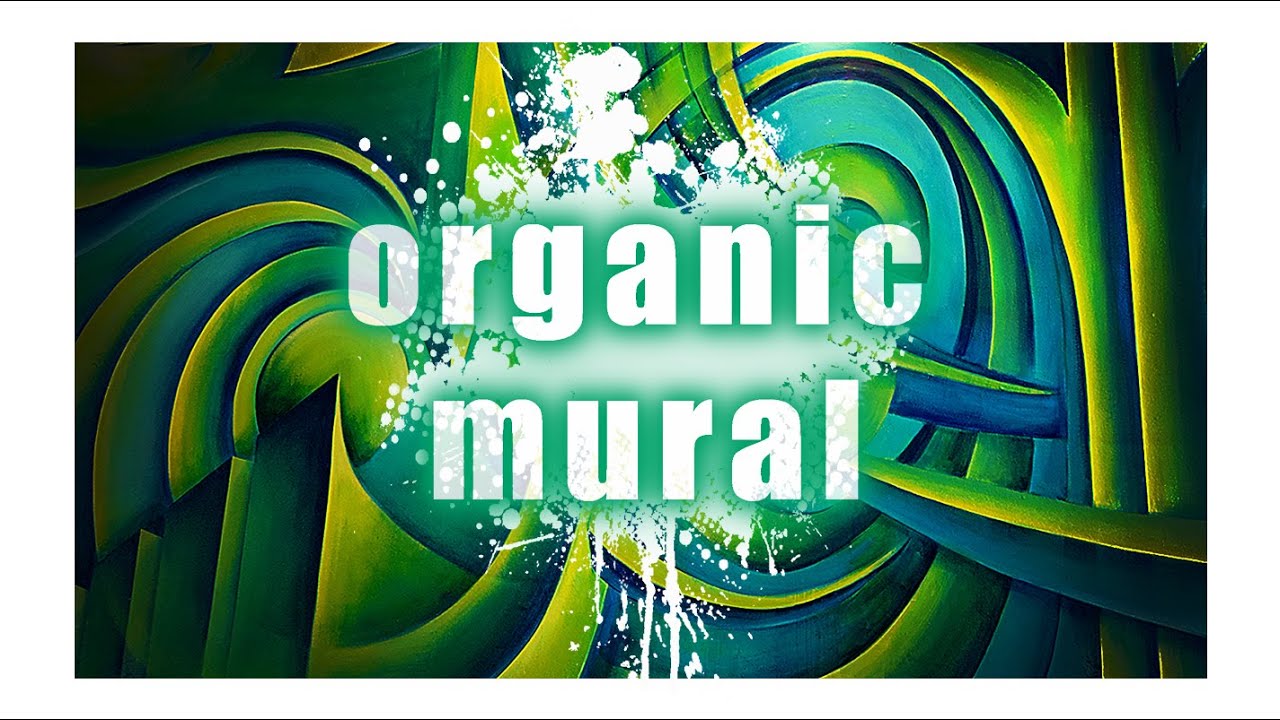 eine ORGANISCHES MURAL und ein dynamischer Kunstprozess
