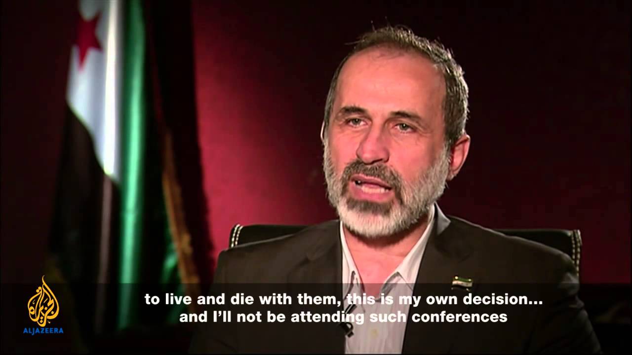 Talk to Al Jazeera - Moaz al-Khatib: The priority is to save Syria