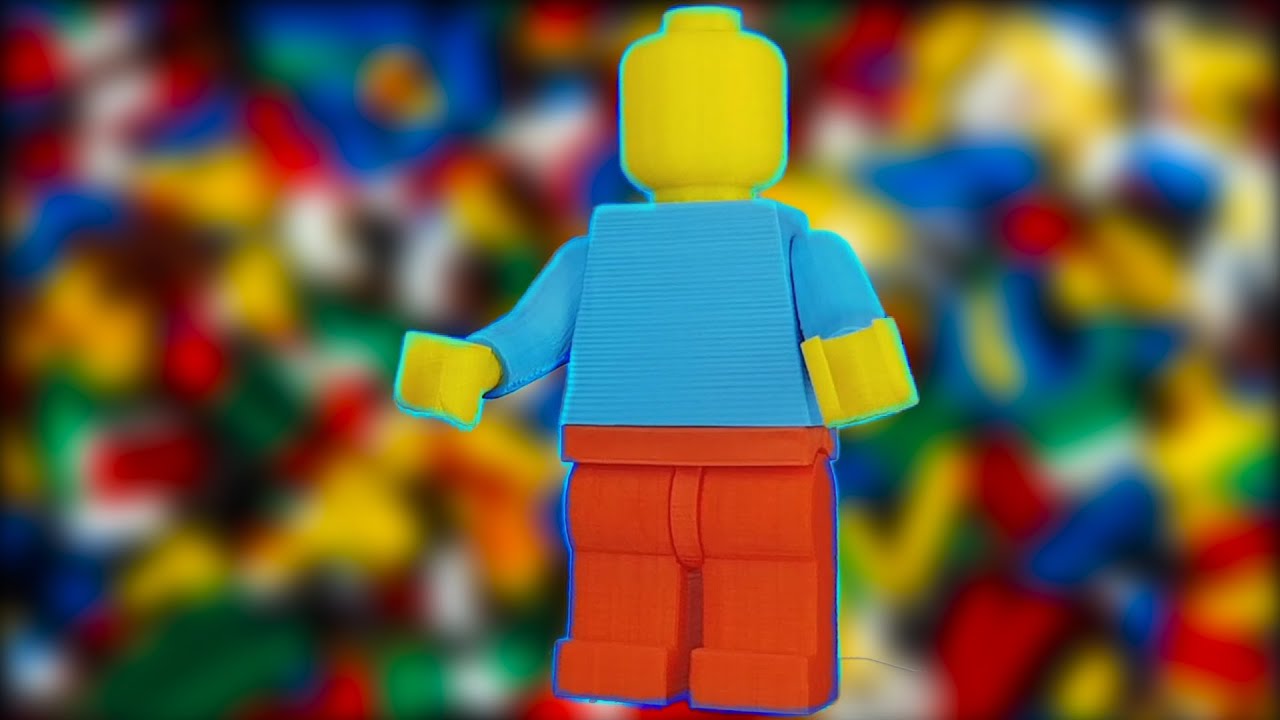 Сделал огромного Лего Человека на ЗД Принтере Tevo Tarantula Pro