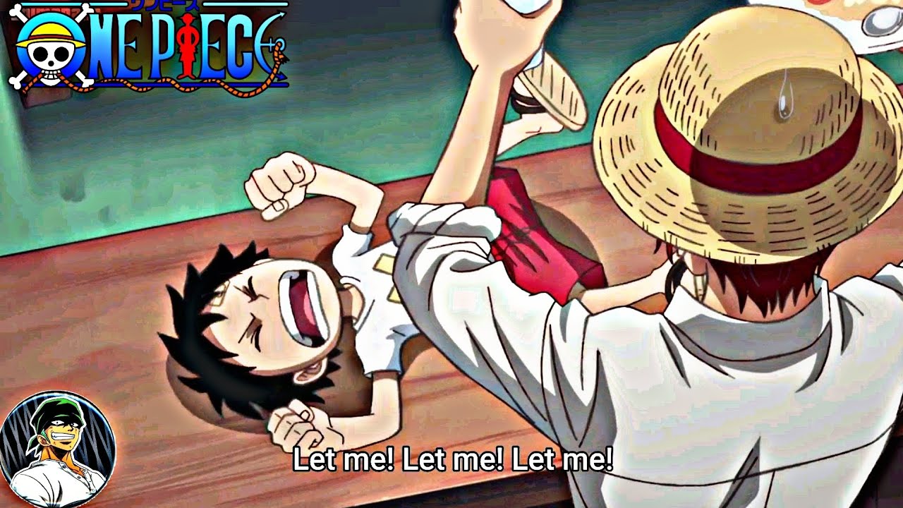 kid luffy and shanks funny moments | uta angry | luffy funny moments | one piece ep - 1030