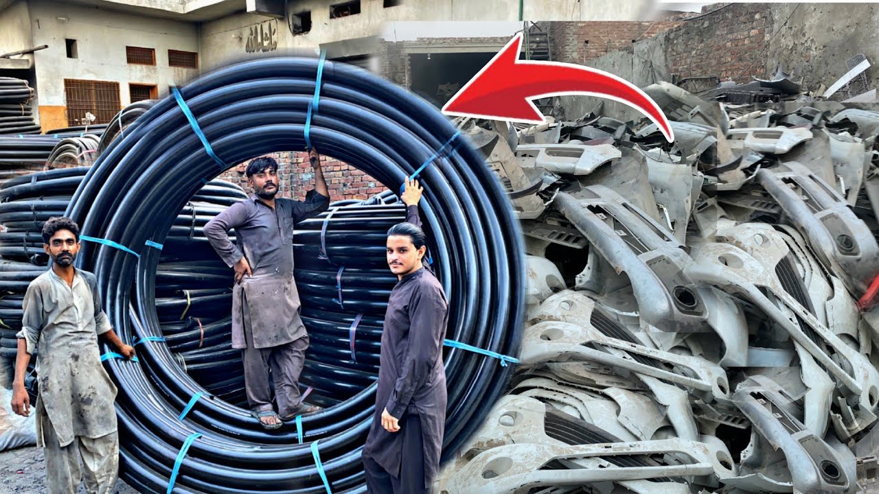 How Millions Waste Car Bumpers Convert into PVC Pipe through Recycling