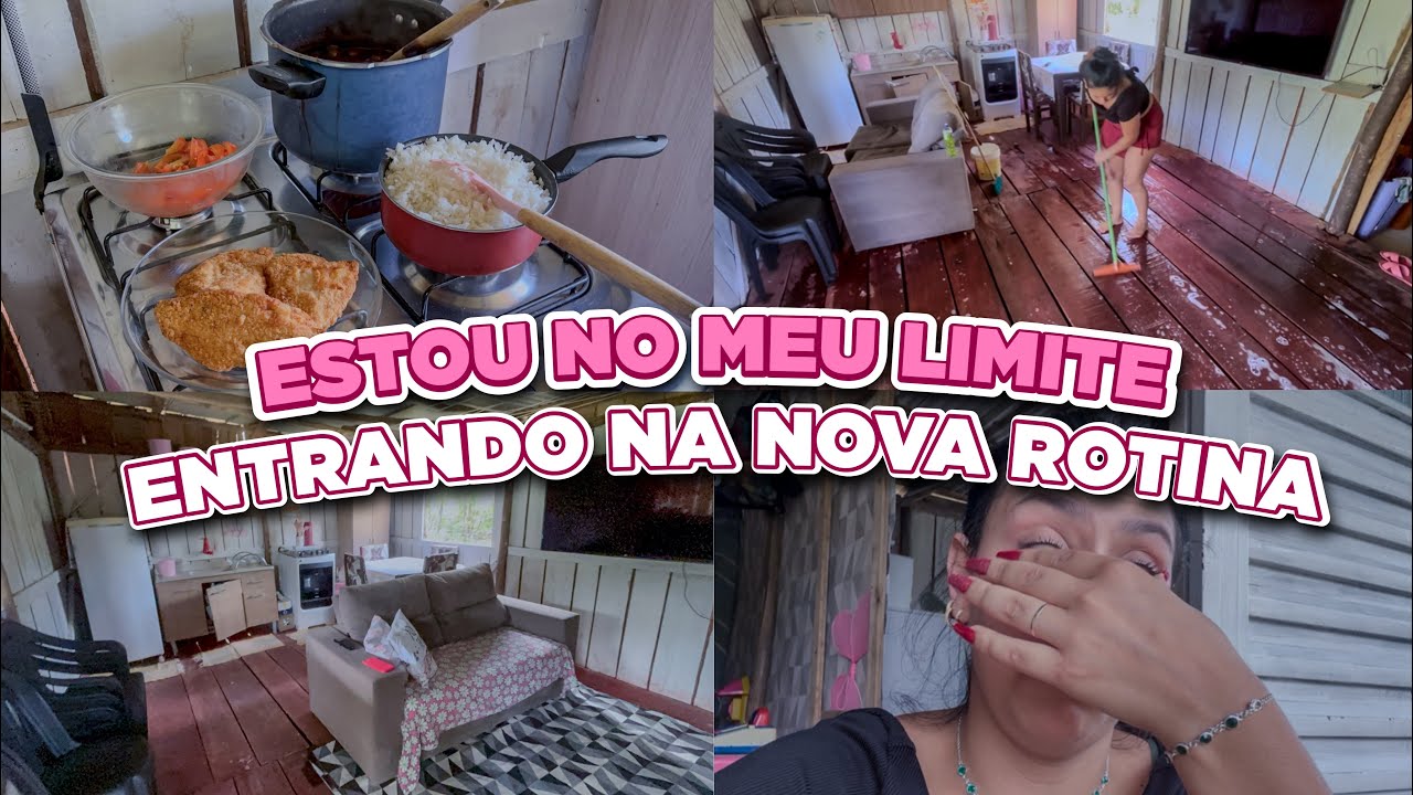 TENTANDO SER FORTE POR ELES 🥺|| ENTRANDO NA NOVA ROTINA + FAXINA NA SALA + ALMOÇO 💞