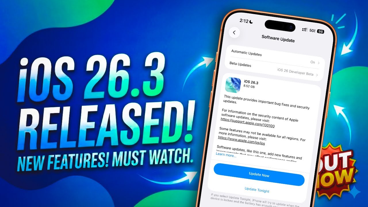 iOS 26.3 Is Officially Released — Should You Update?