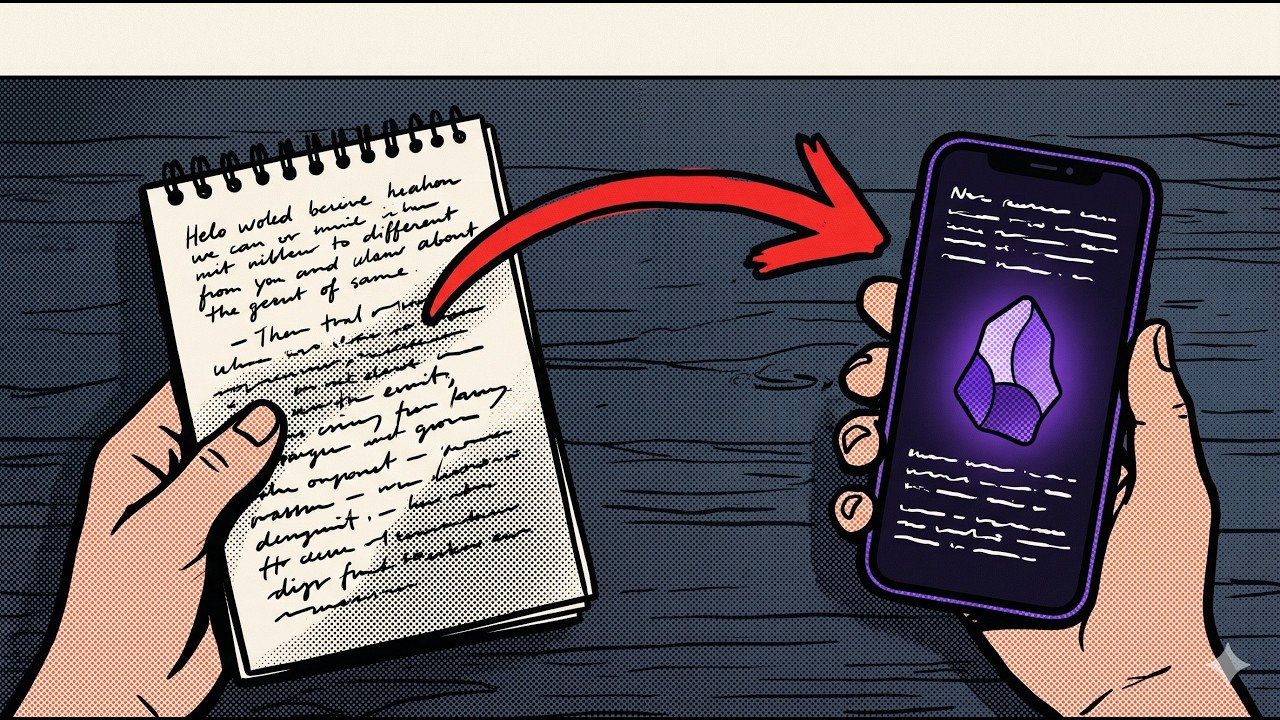 Блокнот + Obsidian: моя гибридная аналого-цифровая система заметок