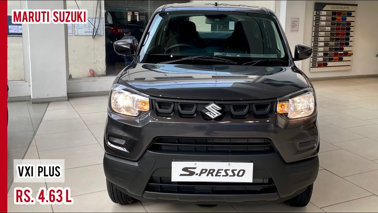 2022 Maruti Suzuki S Presso 🔥 S-Presso Vxi Plus | Top Model Petrol | Most Detailed Walkaround Video