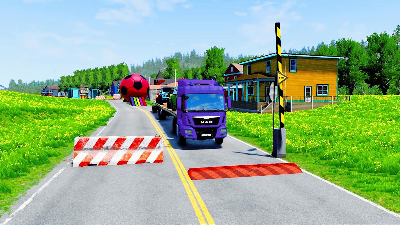 Insane Flatbed Truck Crashes 🚛🔥 | BeamNG.drive