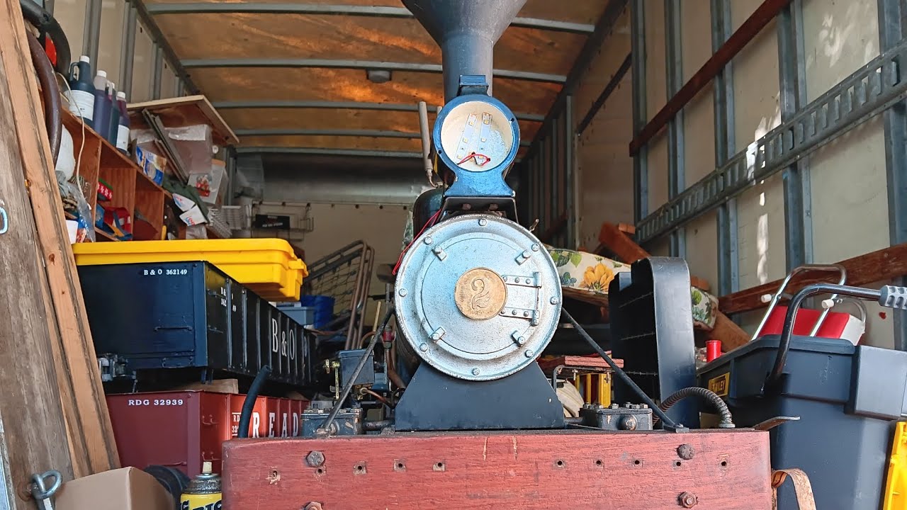 Live steam locomotive project.