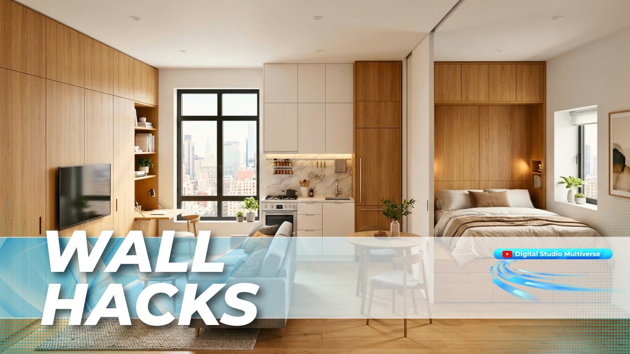 Hidden Wall Storage Hacks That Make Tiny Apartments Feel Twice As Big