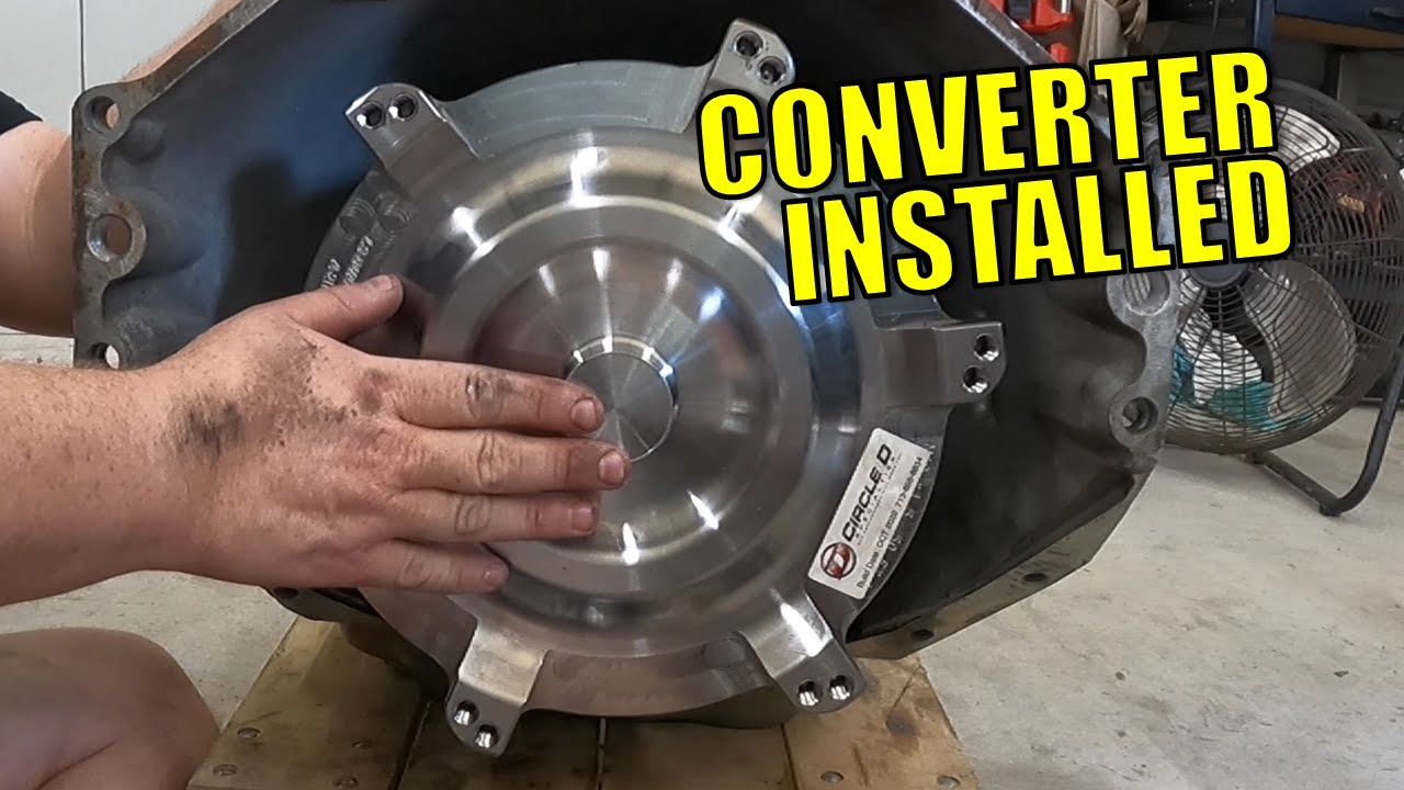 Circle D Converter Installed in my 4l80E + Pro-Stick shifter 4 Speed Plate swap - DRIVETRAIN IS IN!