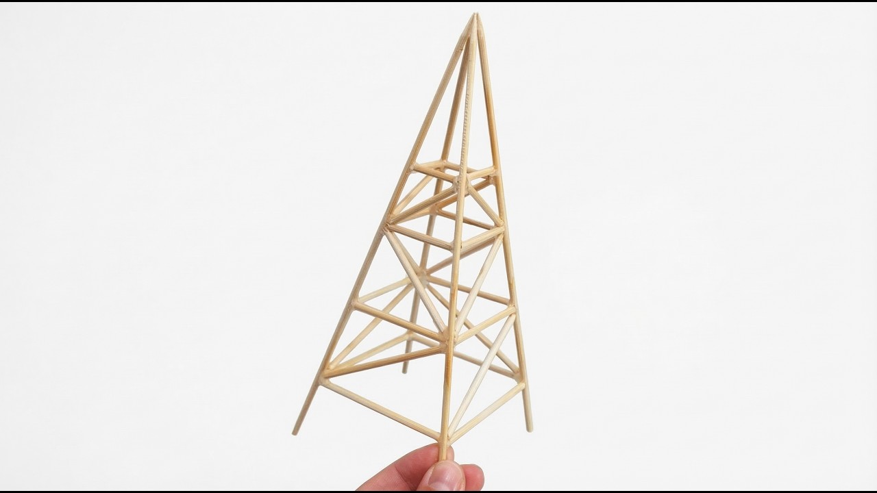 Como Fazer Torre com Palitos de Churrasco