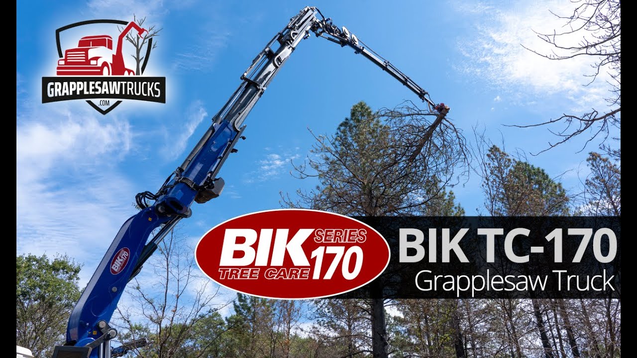 Grapplesaw Truck - BIK TC-170 - Mecanil SG280 - 170 feet of reach! Largest in North America (2020)