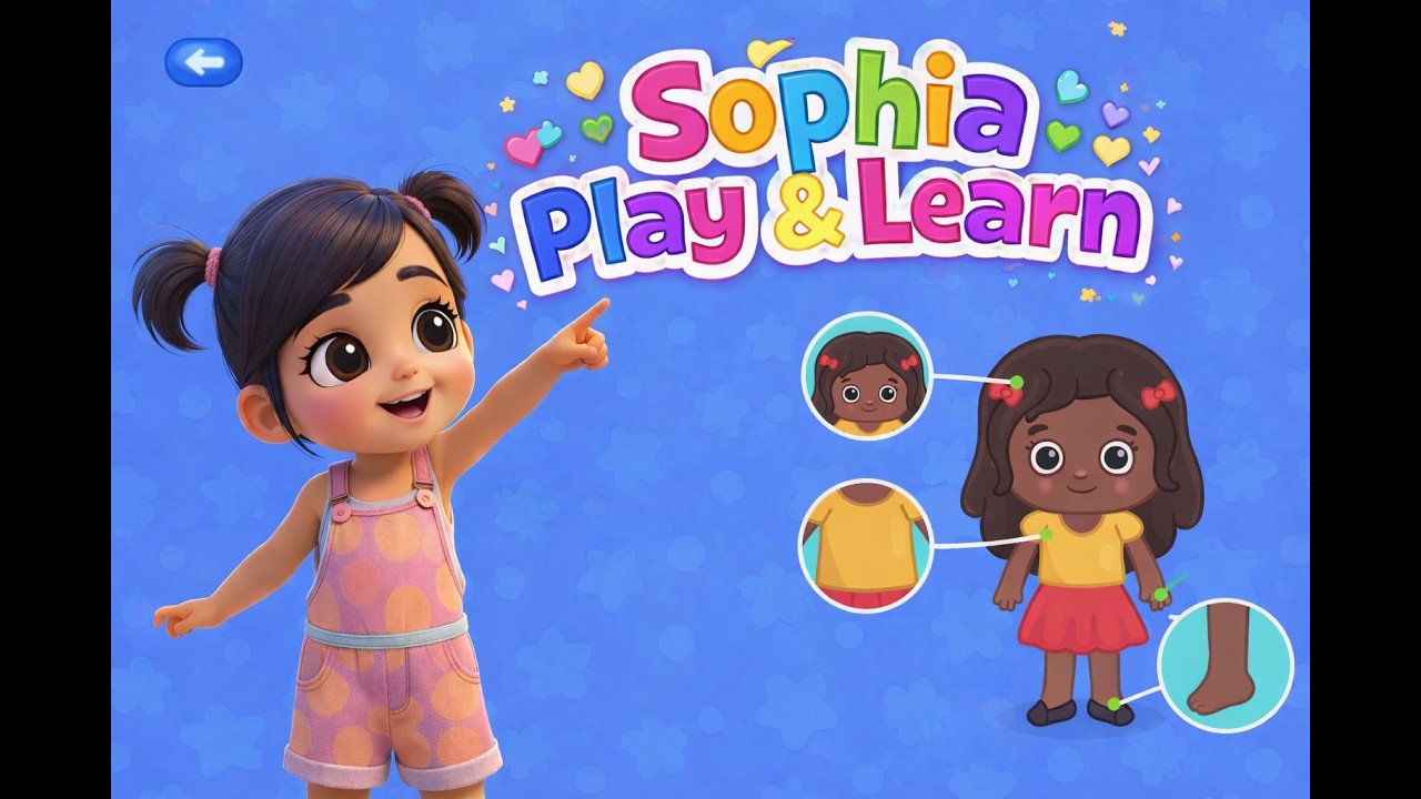 Aprende las partes del cuerpo de una forma divertida / Learn the parts of the body in a fun way