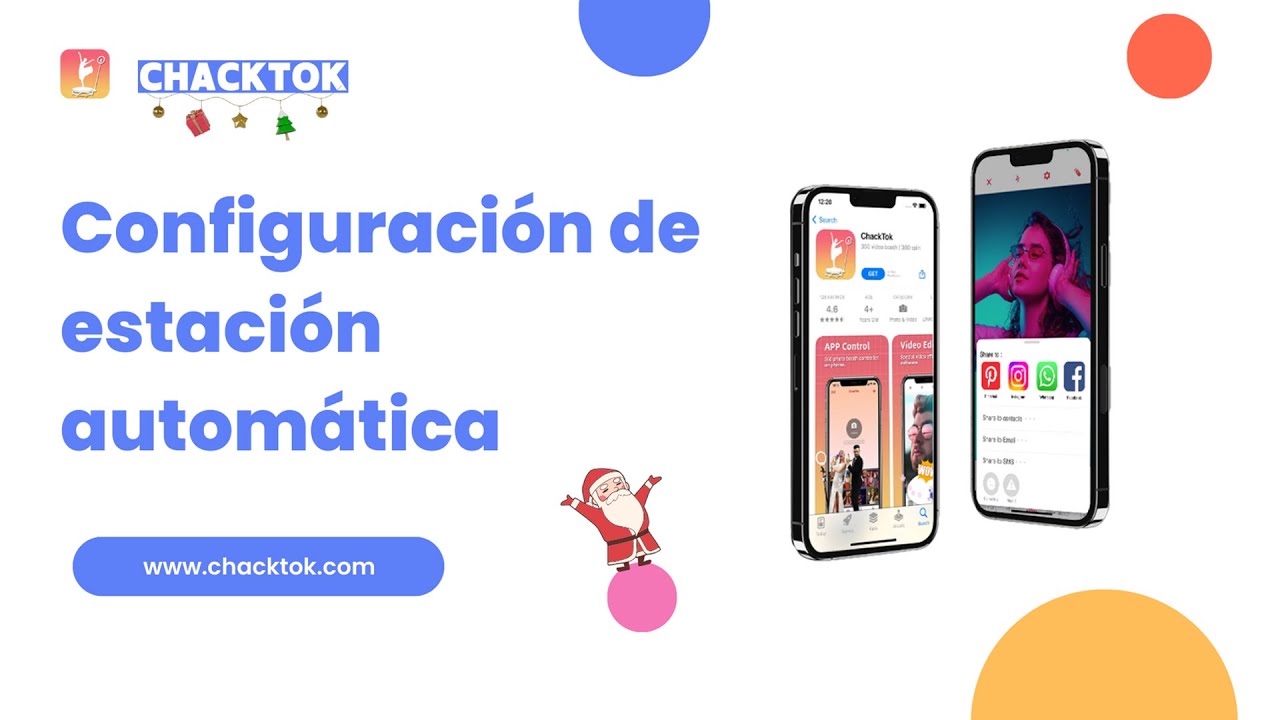 ChackTok - Cómo configurar un evento de estación de automóviles de cabina de fotos 360