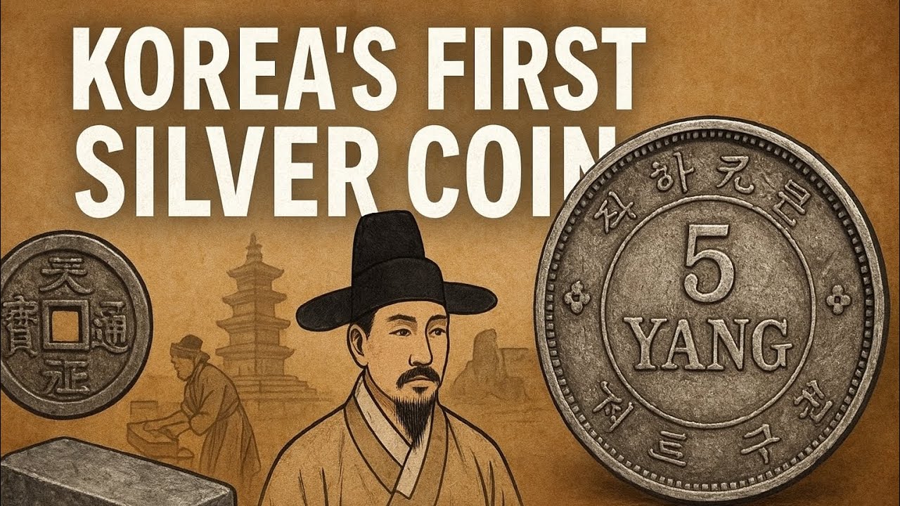 &ldquo;Korea&rsquo;s First Silver Coin: From Ingots to 5 Yang (1892) | Fascinating History&rdquo;