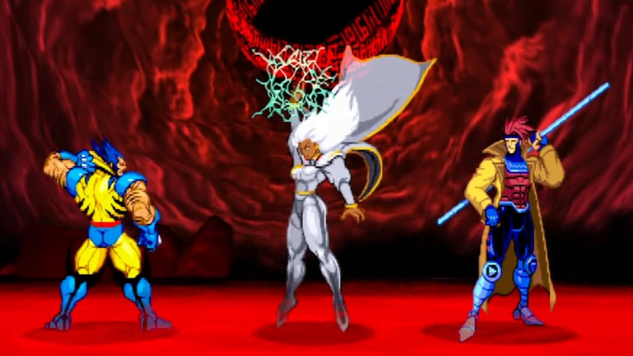 Marvel VS Capcom 2 - Wolverine/Storm/Gambit - Expert Difficulty Playthrough