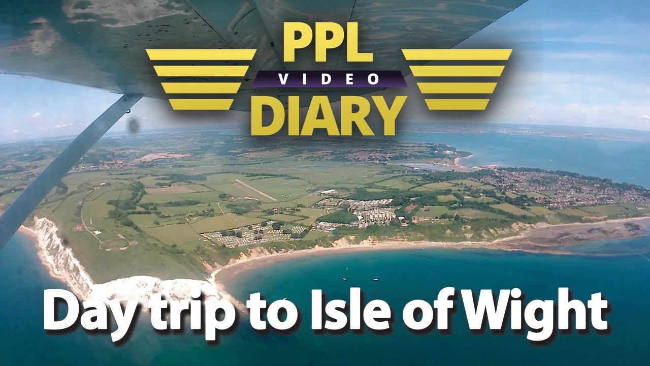 Day trip to the Isle of Wight - Headcorn (EGKH) to Sandown (EGHN) Cessna 172F (G-ATWJ) - Full ATC