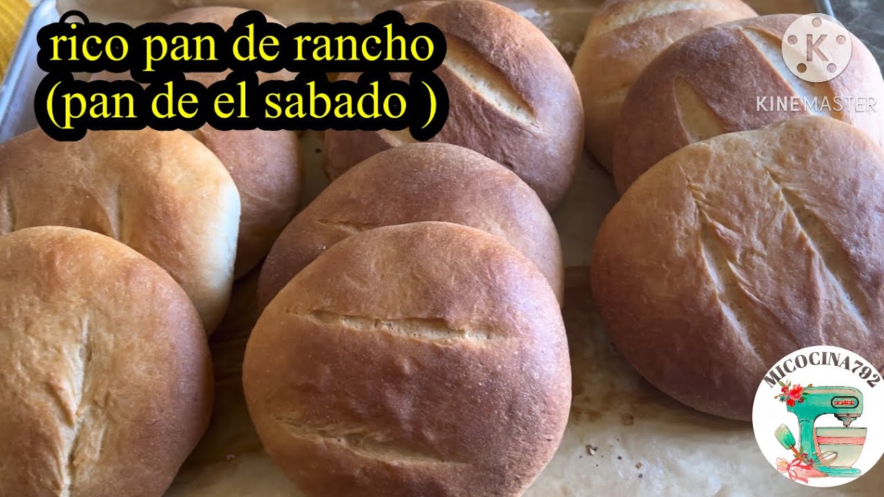 como hacer pan ranchero @micocina792 (pan de el sabado)